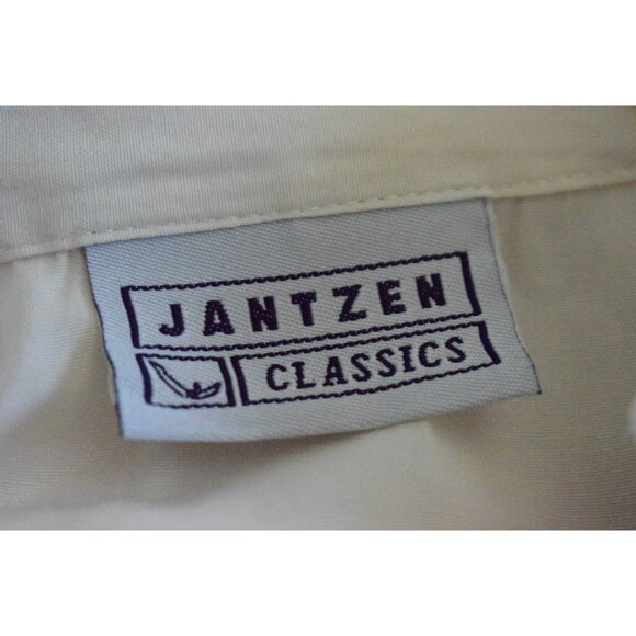 Vintage‎ 80s Paisley Embroidered Cream Blouse - Picture 10 of 10